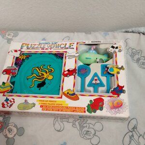 Wind-Up Puzzle, Submarine Vehicle Set (Selling As Is)